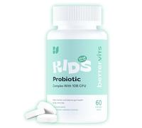 Bettervits Kids Probiotic Complex - 10 Billion CFU | Probiotics for Children 10-16 years old - Gut Health and Immunity Support | Maintains Healthy Digestion | 60 Chewable Orange-Flavored Tablets.