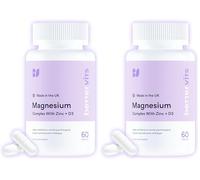 Bettervits Triple Magnesium Glycinate Complex, Malate, Citrate (Pack of 2) | High-Strength Magnesium Supplements With Zinc and Vitamin D3 at 500% NRV | Support Muscle, Bones, Energy and Daily Calm.