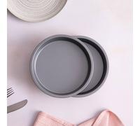 Betterware Essentials 2 x 18cm Non-Stick Sandwich Tins in Silver | Size: 2 x 18 cm Betterware Silver 2 x 18 cm