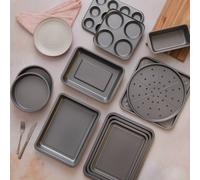 Betterware Essentials Non-Stick 12 Piece Baking Set in Silver Betterware Silver