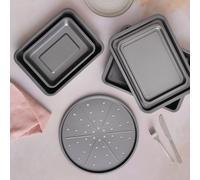 Betterware Essentials Non-Stick 6 Piece Baking & Roasting Set in Silver Betterware Silver