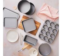 Betterware Essentials Non-Stick 8 Piece Baking Set in Silver Betterware Silver