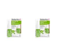BetterYou 3000 iu Spray - 15ml Daily Vitamin D (Pack of 2) Bone Teeth Health