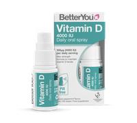 BetterYou D4000 Vitamin D Daily Oral Spray Peppermint Flavour 15ml