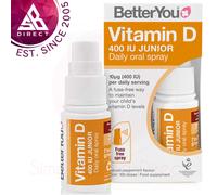 BetterYou Junior Vitamin D 400 IU Oral Spray 15ml│Pill-Free│InUK