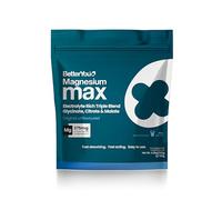 BetterYou Magnesium 3-in-1 Glycinate, Citrate & Malate Supplement Powder | Triple Magnesium Complex Drink, 375 mg elemental magnesium per serving, Dissolves in water or smoothies, Suitable for adults