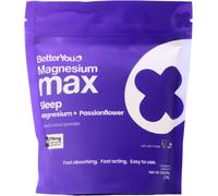 BetterYou Magnesium Glycinate, Citrate and Malate Sleep Powder Supplement, 1941mg 3-in-1 Complex Magnesium Delivering optimally bioavailable 375mg Elemental 200mg Passionflower, Hot Chocolate Powder