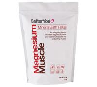 BetterYou Magnesium Muscle Mineral Bath Flakes 1kg