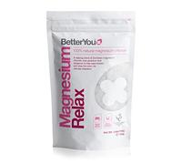 BetterYou Magnesium Relax Bath Flakes, Blend of Pure Zechstein Magnesium Chloride with Relaxing Essential Oils, Rose Geranium and Bergamot for Ultimate Relaxation, 750g