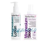 BetterYou Magnesium Sleep Body Spray & Magnesium Lotion(Pack of 2)