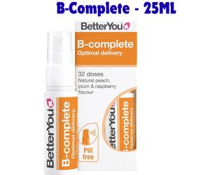 BetterYou Multivitamin B-Complete Oral Spray Fast Acting Vitamin D3 Supplement
