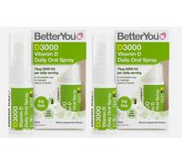 BetterYou Vitamin D 3000IU Spray - 15ml (Pack of 2)