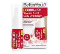 BetterYou DLux+ Vitamin D+K2 Daily Oral Spray - 12 ml.