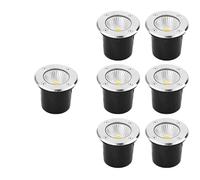 bettght 5W 10W 12W Buried Garden Path Spot Recessed Underground Light AC220V110V12V24V IP67 Waterproof Led Garden Underground Lamps(D100mm 12w 1 Pc,Red AC85-265V)