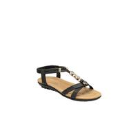 Lotus Women's Bettina Sandal, Black, 8 UK
