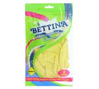 Bettina Household Gloves Medium 2 Pairs, Yellow