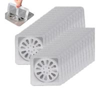 Bettinay 100PCS Disposable Hair Drain Stickers, Hair Catcher Mesh for Shower Drain Protector Bathroom Laundry Bathtub