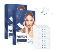 Bettinay 120 PCS Face Lift Tape Invisible, Waterproof Lifting Sticker for Hide Wrinkles Double Chin Saggy