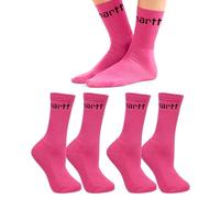 Bettinay 2 Pair Pink Running Socks, Moisture Wicking Pure Sport Pink Socks for Mens Women Running Training & Fitness