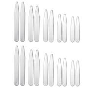 Bettinay 20PCS Stainless Shirt Collar Stiffeners, 5 Sizes Collar Stays for Organizing Travel Mens Dress Shirt