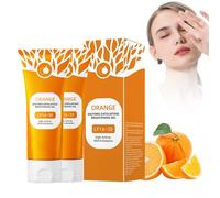 Bettinay 2PCS Orange Exfoliating Gel, Peeling Gel for Face and Body