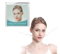 Bettinay 68 Pcs Face Lift Tape Invisible Set, 60 Transparent Skin Tapes 8 Lifting Rope for Sagging Skin Tightening Everyone