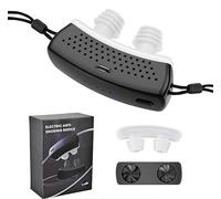 Bettinay Anti Snore Devices, Electric Sleep Devices with Fixing Strap, Stop Snoring Aids for Men Women Improve Sleep Quality