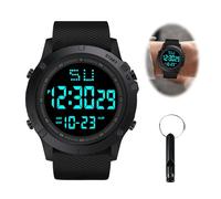 Bettinay Digital Referee Stopwatch, Competition Official Referee Watch Football, Waterproof Stopwatch Wrist with Whistle
