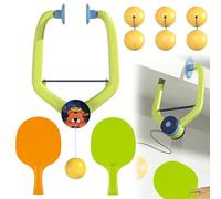Bettinay Door Ping Pong Game, 9 PCS Adjustable Hanging Table Tennis Trainer Set