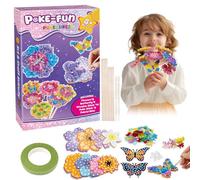 Bettinay Poke in Art, Flower Arts and Crafts for Kids Girls Boys Age 5-14 Year Old Birthday Presents Educational Toys