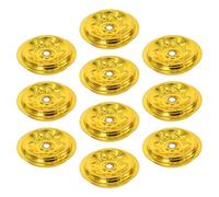 Bettli 10 Pcs Floating Candle Wicks Holder,Metal Oil Floating Wicks Disc Holders for Oil Lamps Kerosene Lamps Diyas Wick Floating Holders Wick Centering Devices Buddhist Supplies Diwali Pooja Decorati
