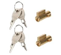 Bettli 2 Pcs Trailer Hitch Coupling Lock, Heavy Duty Weatherproof, 4 Keys, Compatible with 50mm Pressed Steel Couplings, Universal Fit for Trailers & Caravans