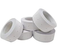 Bettli 22 x 12 mm Price Gun Labels CT1 White 5 Rolls 2,500 Stickers Pricemarking Tags Fits Many Pricing Labellers(5 Pcs)
