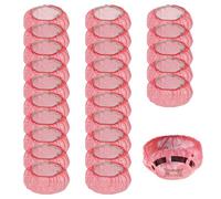 Bettli Smoke Alarm Cover,25 Pcs Red Smoke Detector Cover Fire Alarm Cover Reusable Plastic Stretch Elastic Thickened Fire Detector Dust Covers Cap for Home Kitchen Cooking Baking