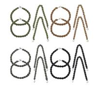 Bettli Trouser Twists Military,8 Pcs Elastic Boot Bands Twisties Army Boot Straps Trouser Twisters Leg Ties Blousing Garters with Metal Hooks for Navy, Army, Air Force, Outdoor Hiking Military