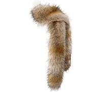 Bettli Women's Men's Extra Large Faux Fox Raccoon Fur Scarf Collar Stole Shawl (Mink)