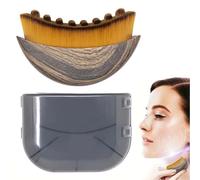 BETTLUCK Lymphatic Contour Face Brush, Gentle Dry Brushing for Puffiness Relief, Skin Care Chin & Jawline Sculpting, Ergonomically Designed to Fit The Skin Precisely (1 Pack)