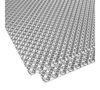 Bettol Aluminised Heat Protection Plate 40 x 33 cm Embossed Heat Shield Repair Kit for Vehicle/Motorsport, 2-Piece Set