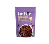 Bett'r Chocolate choco drops without added sugar Vegan Organic 200g