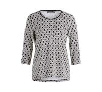 Betty Barclay Women's 2155/2763 T-Shirt, Black/Cream, 18