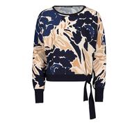 Betty Barclay Women's 5222/1031 Pullover Sweater, Dark Blue/Nature, 14