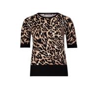 Betty Barclay Women's 5276/1435 Pullover Sweater, Black/Beige, 12