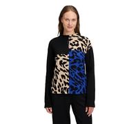 Betty Barclay Women's 5281/1439 Pullover Sweater, Patch Black/Blue, 14