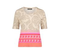 Betty Barclay Women's 2403/1193 T-Shirt, Taupe/Red, 14