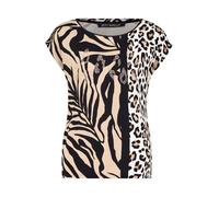 Betty Barclay Women's Sophie 1 T-Shirt, Black/Brown, 18