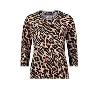 Betty Barclay Women's T-Shirt, Black/Beige, 18