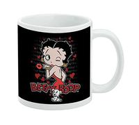 Betty Boop A Classic Kiss Ceramic Coffee Mug, Novelty Gift Mugs for Coffee, Tea and Hot Drinks, 11oz, White