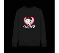 Betty Boop 'Blow A Kiss' Black Sweatshirt Betty Boop Black XL