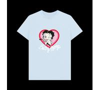 Betty Boop 'Blow A Kiss' Light Blue T-Shirt Betty Boop Baby Blue L