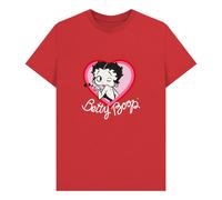 Betty Boop 'Blow A Kiss' Red T-Shirt | Size: Large Betty Boop Red L